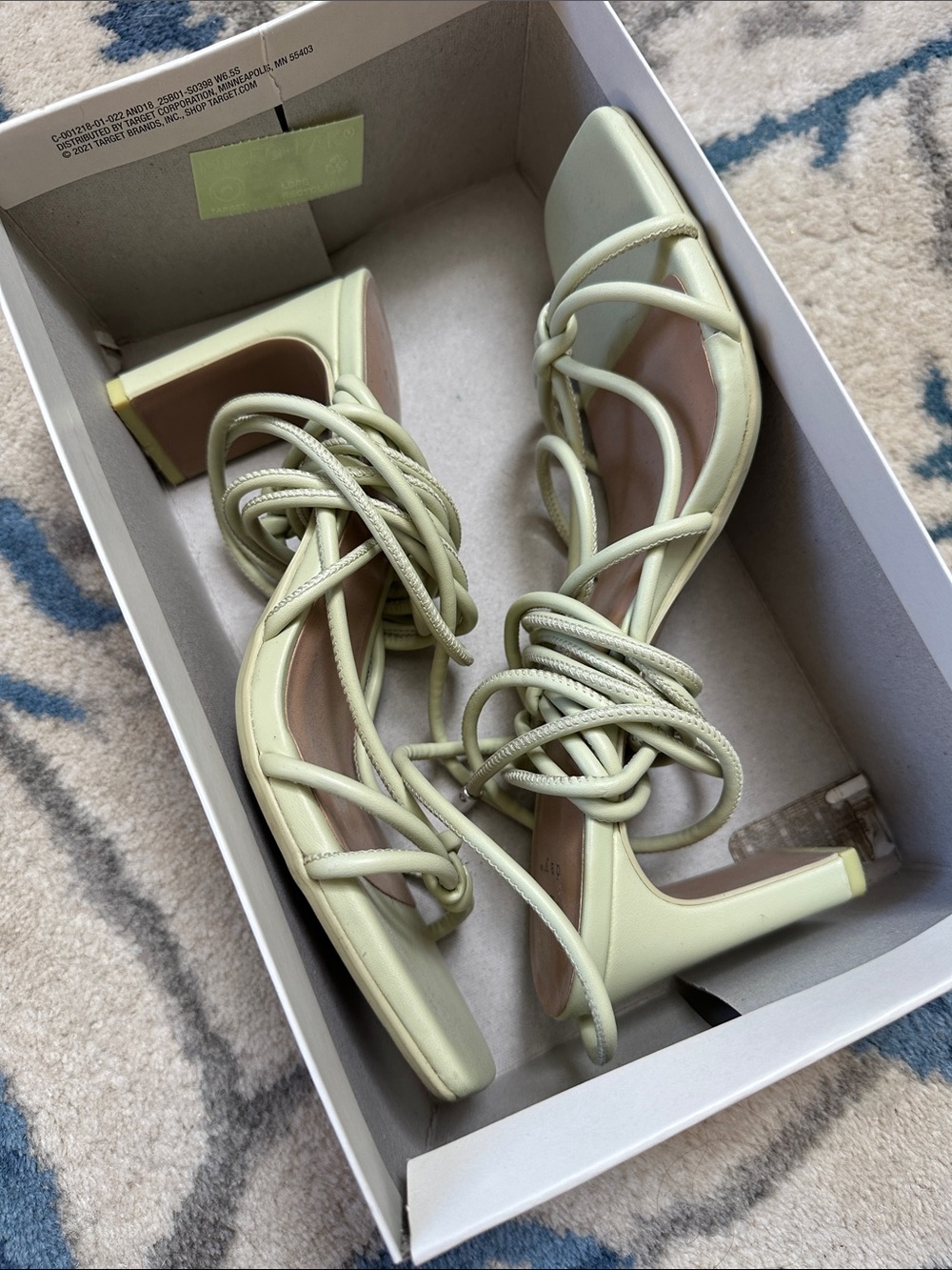 A new day Bria Heels Pale Green